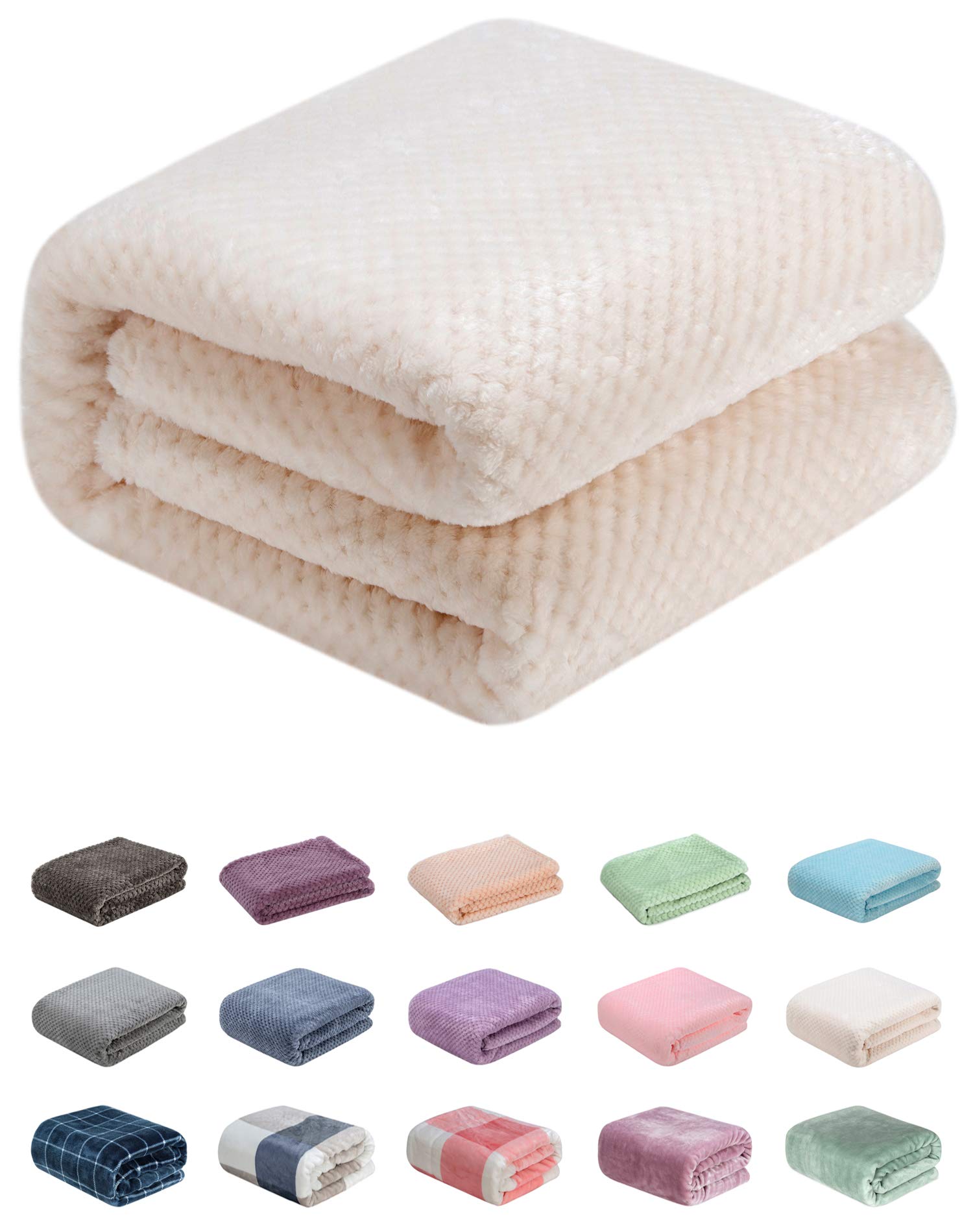 Wonder Miracle fuzzy throw blanket in bed setup for lounging and warmth