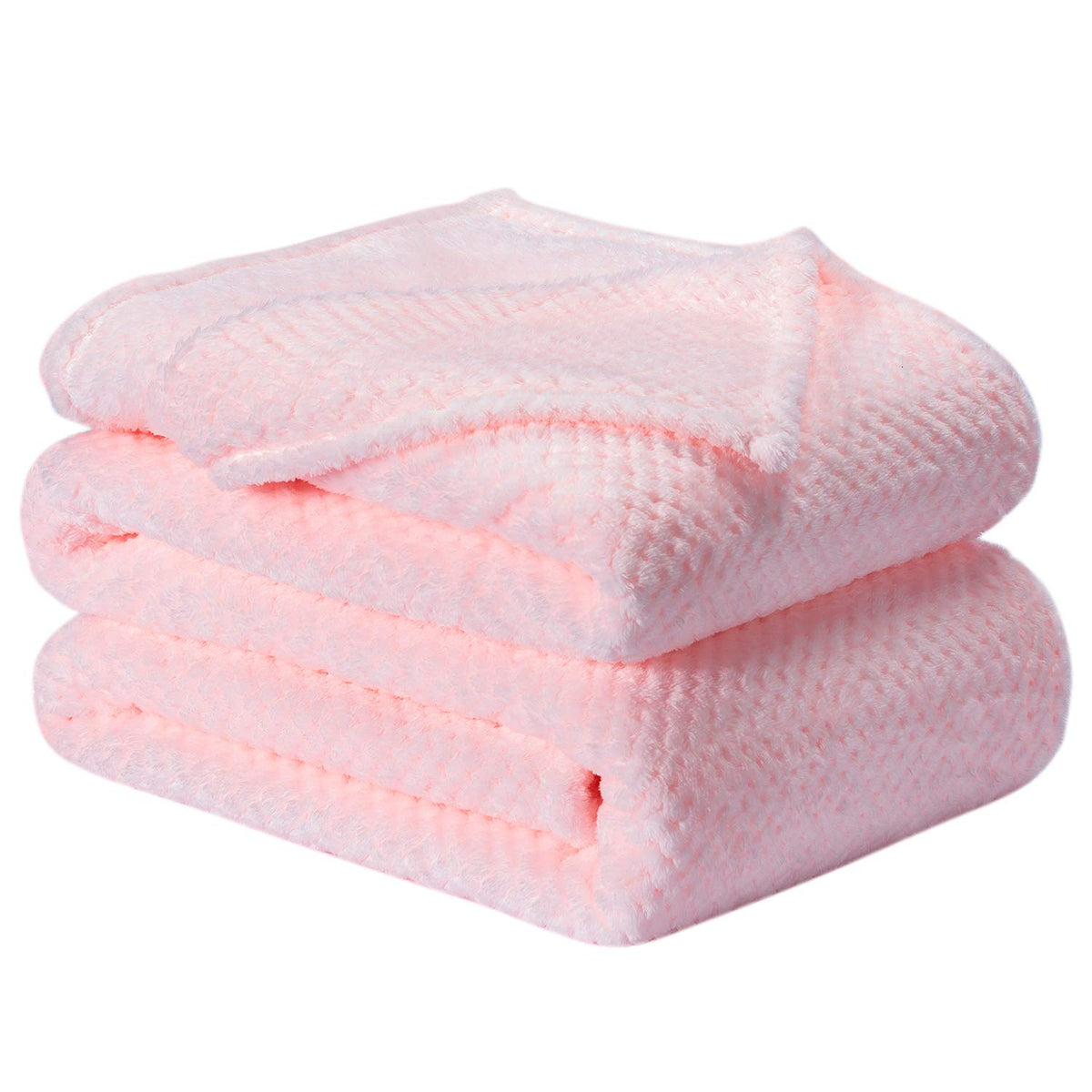 Wonder Miracle fuzzy throw blanket on bed for cozy warmth