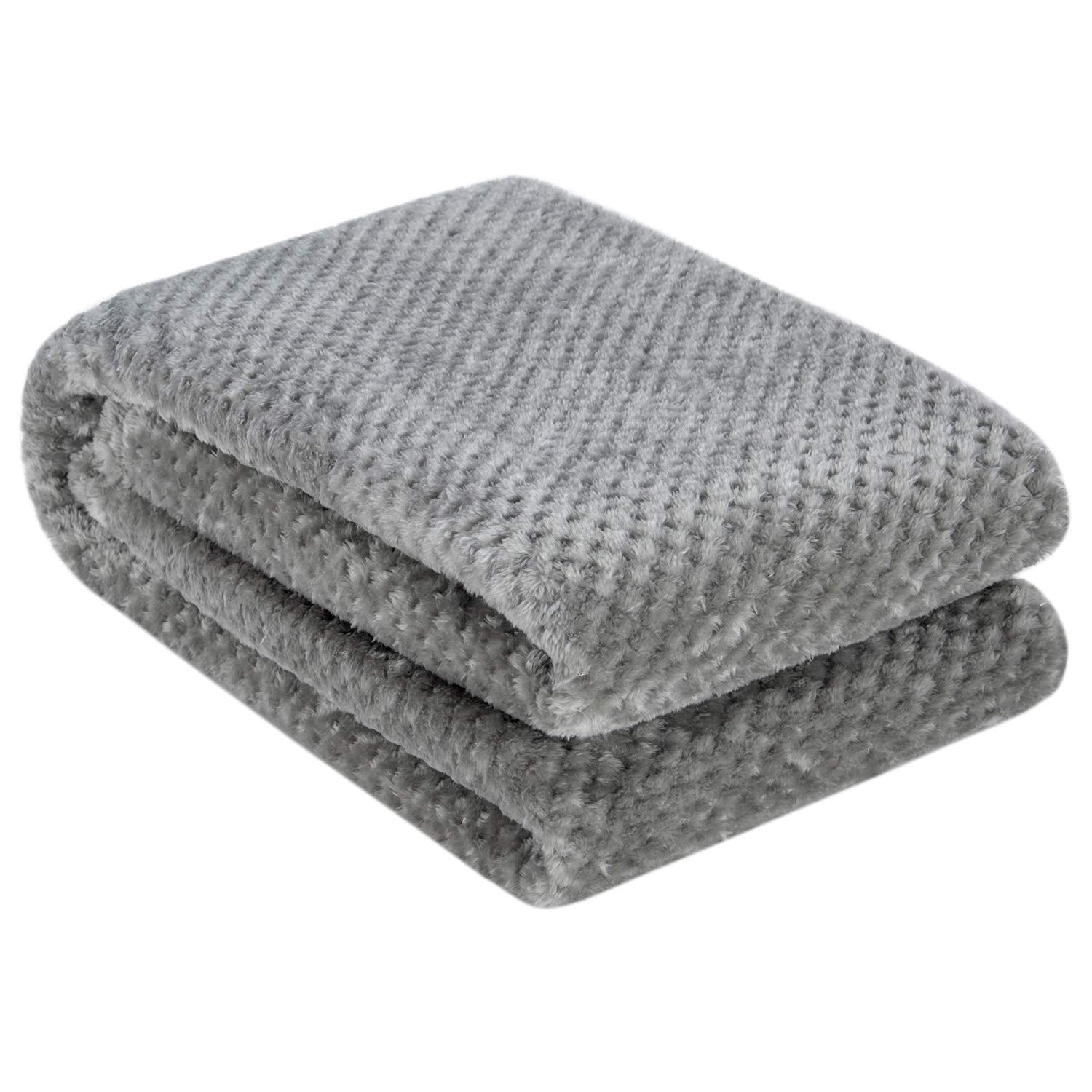 Wonder Miracle fuzzy throw blanket folded for travel and easy packing