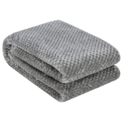 Wonder Miracle fuzzy throw blanket folded for travel and easy packing
