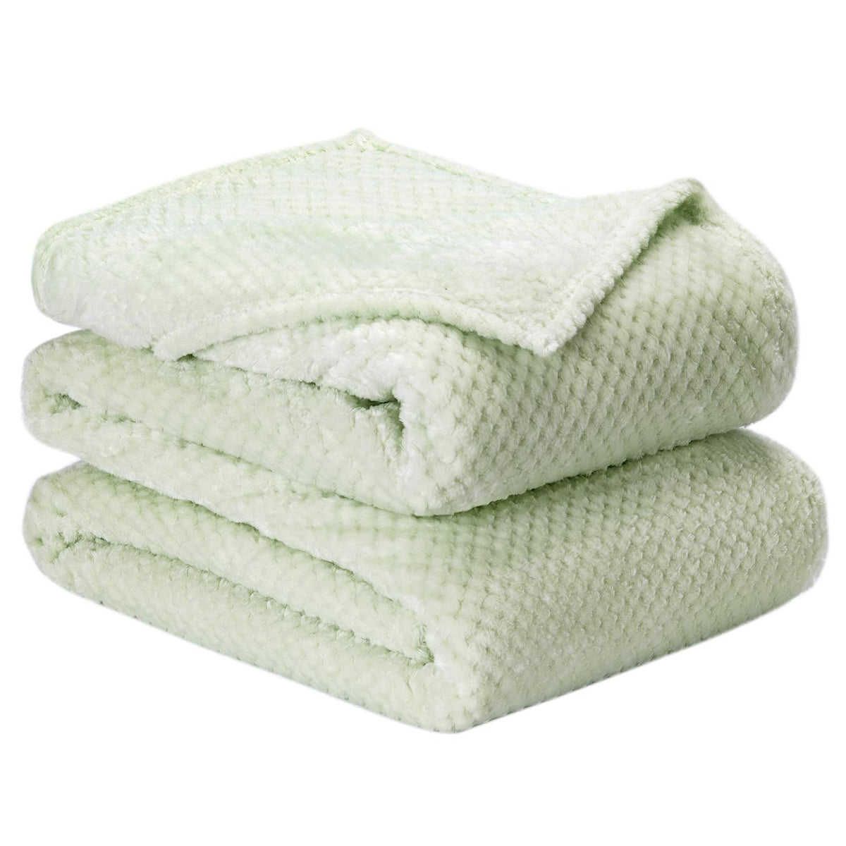Wonder Miracle fuzzy throw blanket on bed, queen size for cozy warmth