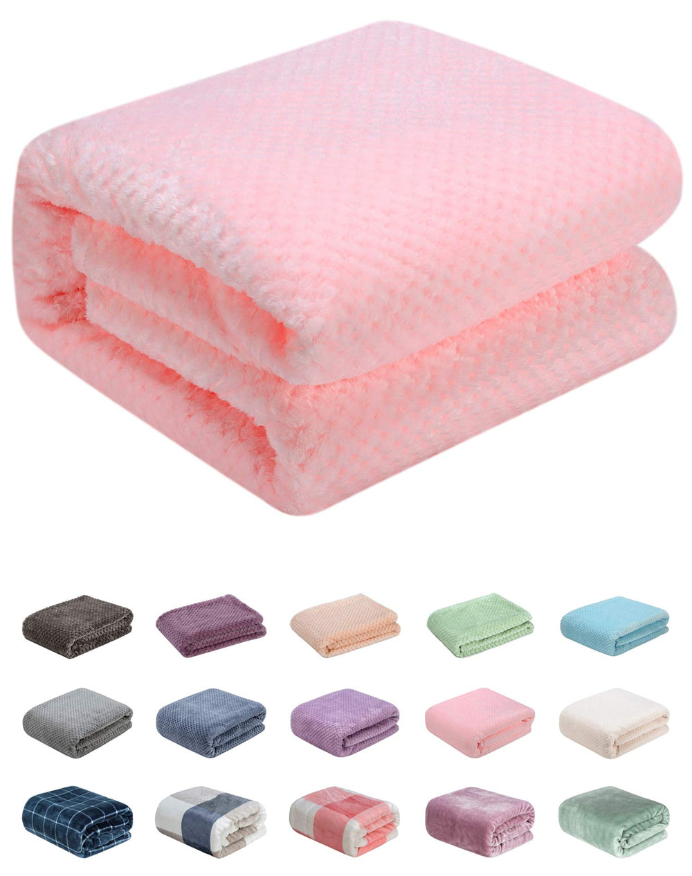 Wonder Miracle fuzzy throw blanket close-up texture for cozy warmth and skin-friendly comfort.