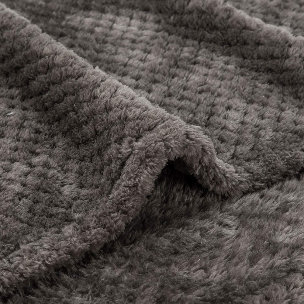 Stroller or car seat ready blanket by Wonder Miracle fuzzy throw blanket.