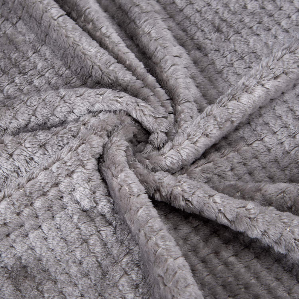 Wonder Miracle fuzzy throw blanket in stroller demonstrates portable comfort