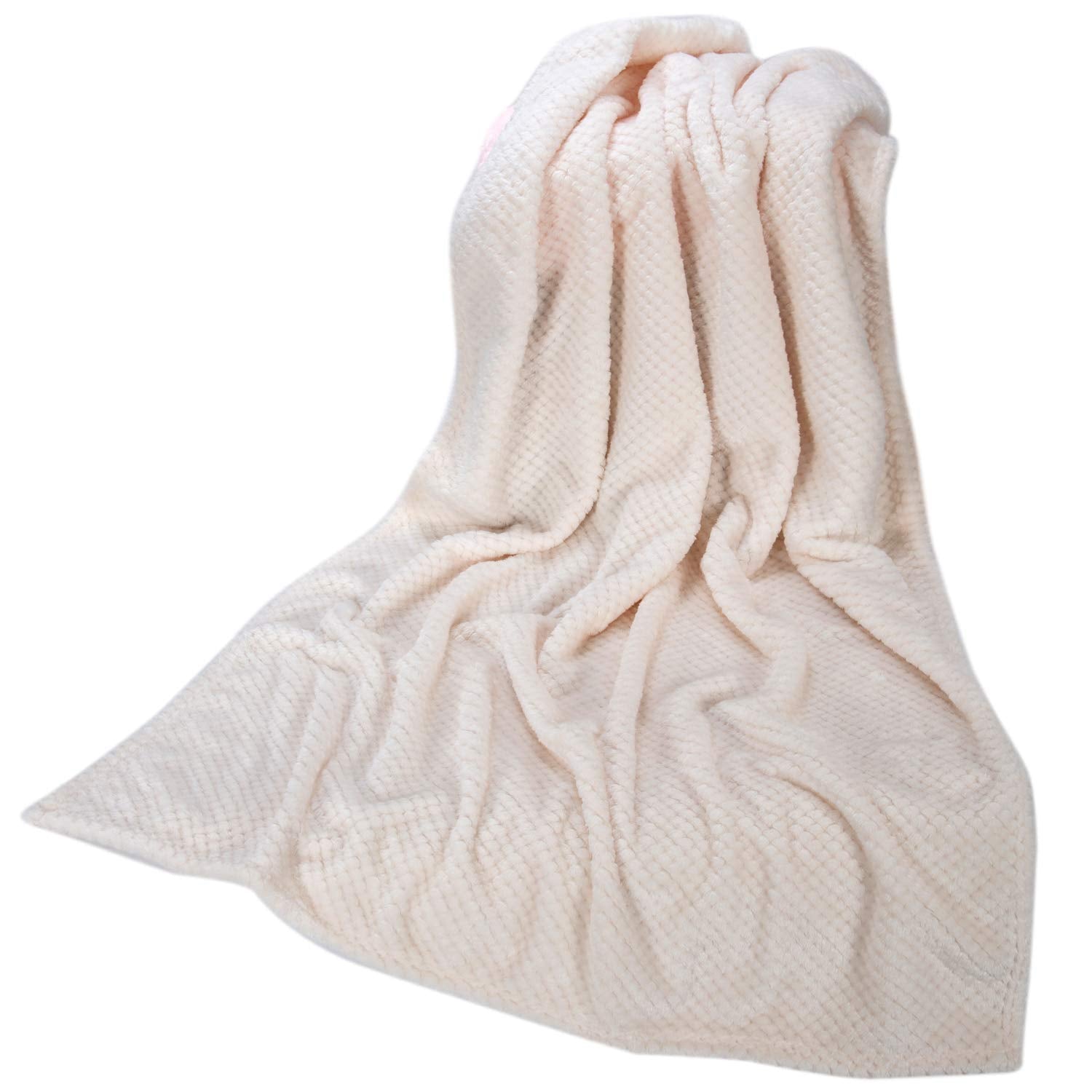 WONDER MIRACLE fuzzy throw blanket compact for travel and outdoor use