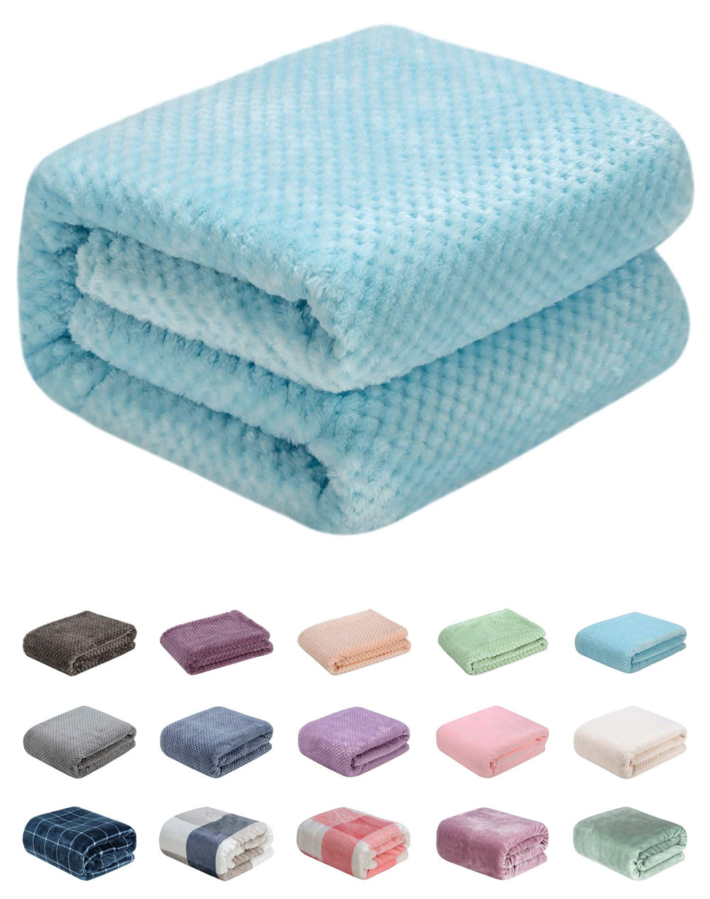 Wonder Miracle fuzzy throw blanket offers cozy warmth for couch and bed.