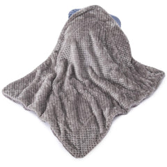 Wonder Miracle plush fleece blanket on a cat bed for soft warmth.