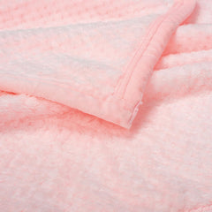 Wonder Miracle soft coral fleece close-up highlighting breathable material for baby skin.