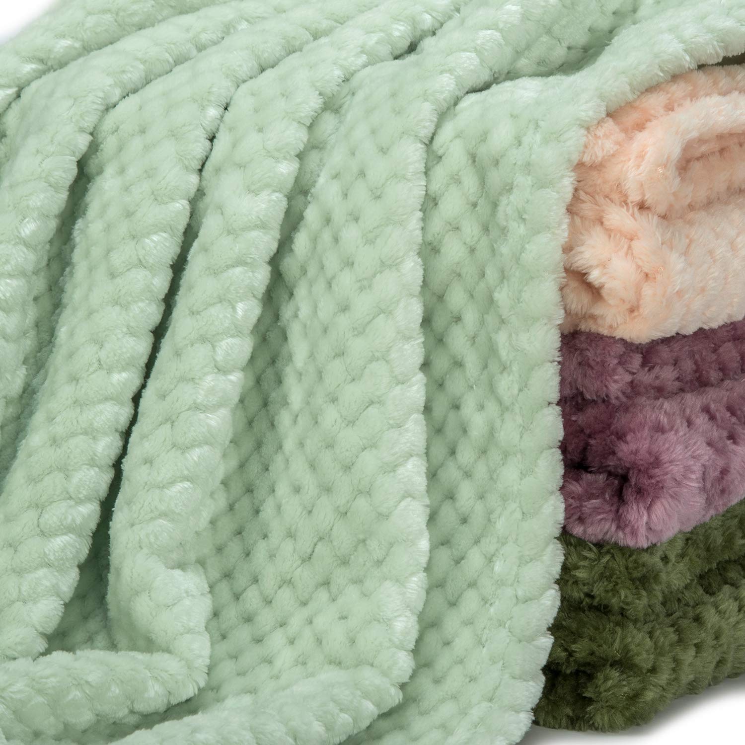 Wonder Miracle soft micro fleece knit feels gentle against skin.