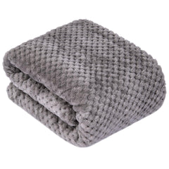 Wonder Miracle soft plush fabric blanket keeps baby comfortable on the go.