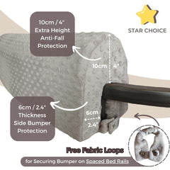 Removable cover shown for easy cleaning on Wonder Space padding