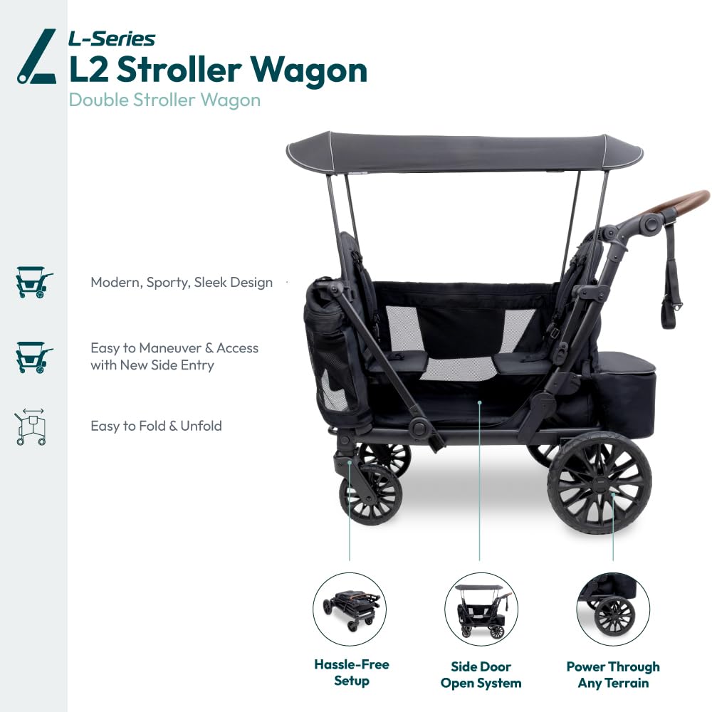 WonderFold L2 360 XL wheels enabling smooth rides on any terrain