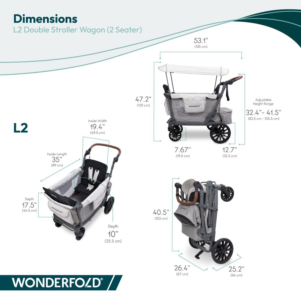 WonderFold L2 easy setup and self-standing storage after use.