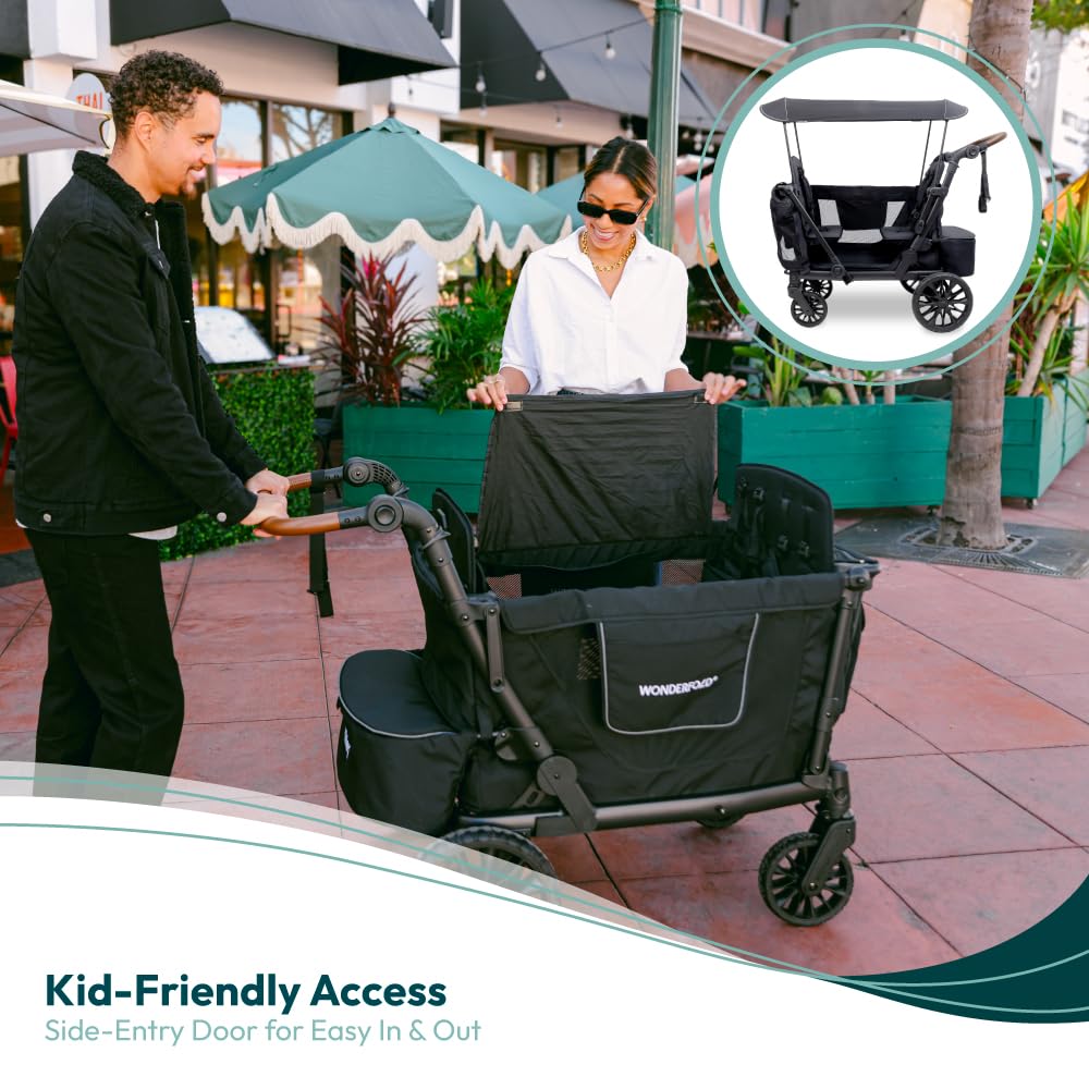 Generous storage space keeps essentials within reach on any trip.