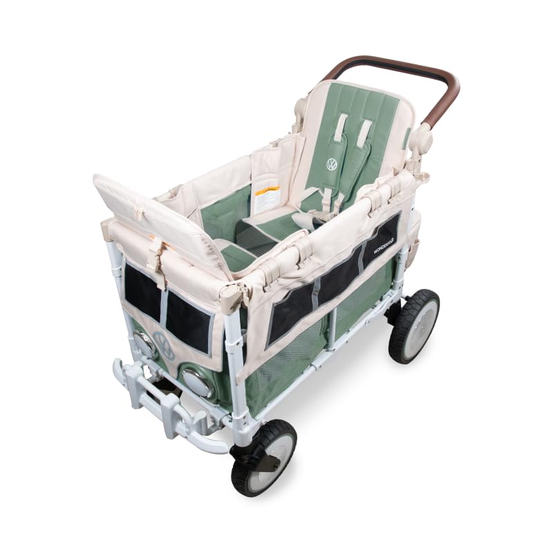 WonderFold Outdoor VW Wagon interior harness for two children