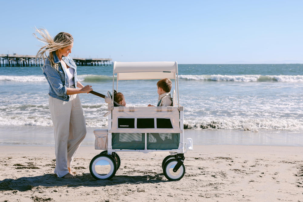 WonderFold Outdoor VW Wagon side profile on varied terrain