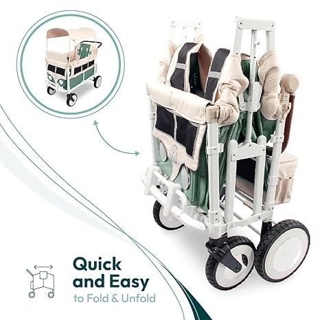 All-terrain XL wheels on WonderFold VW wagon handle varied surfaces