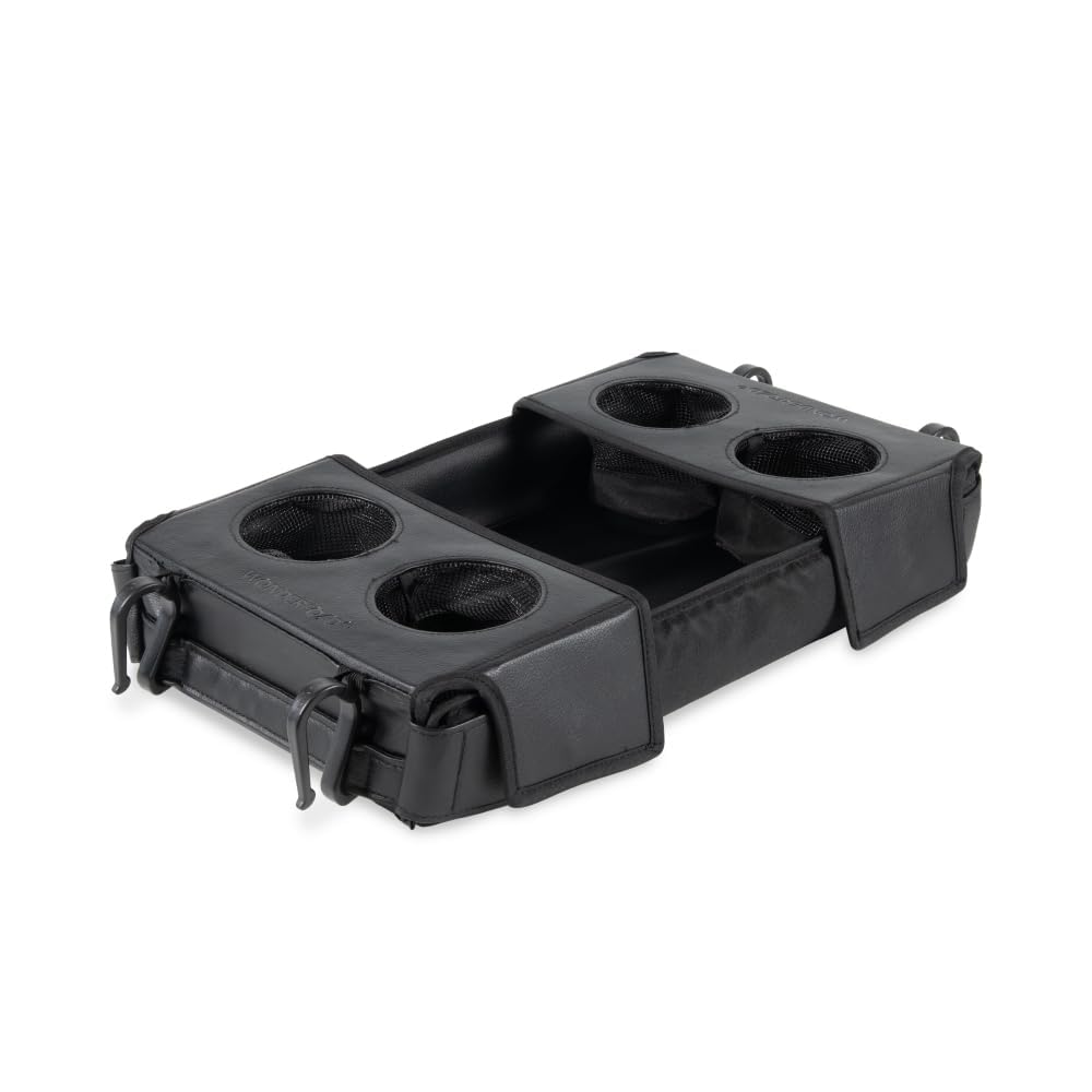WonderFold W2 Flex Snack Tray Installation shows quick setup for busy outings