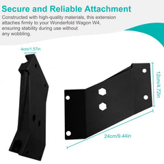 Secure attachment detail of Wonderfold W4 handlebar extension