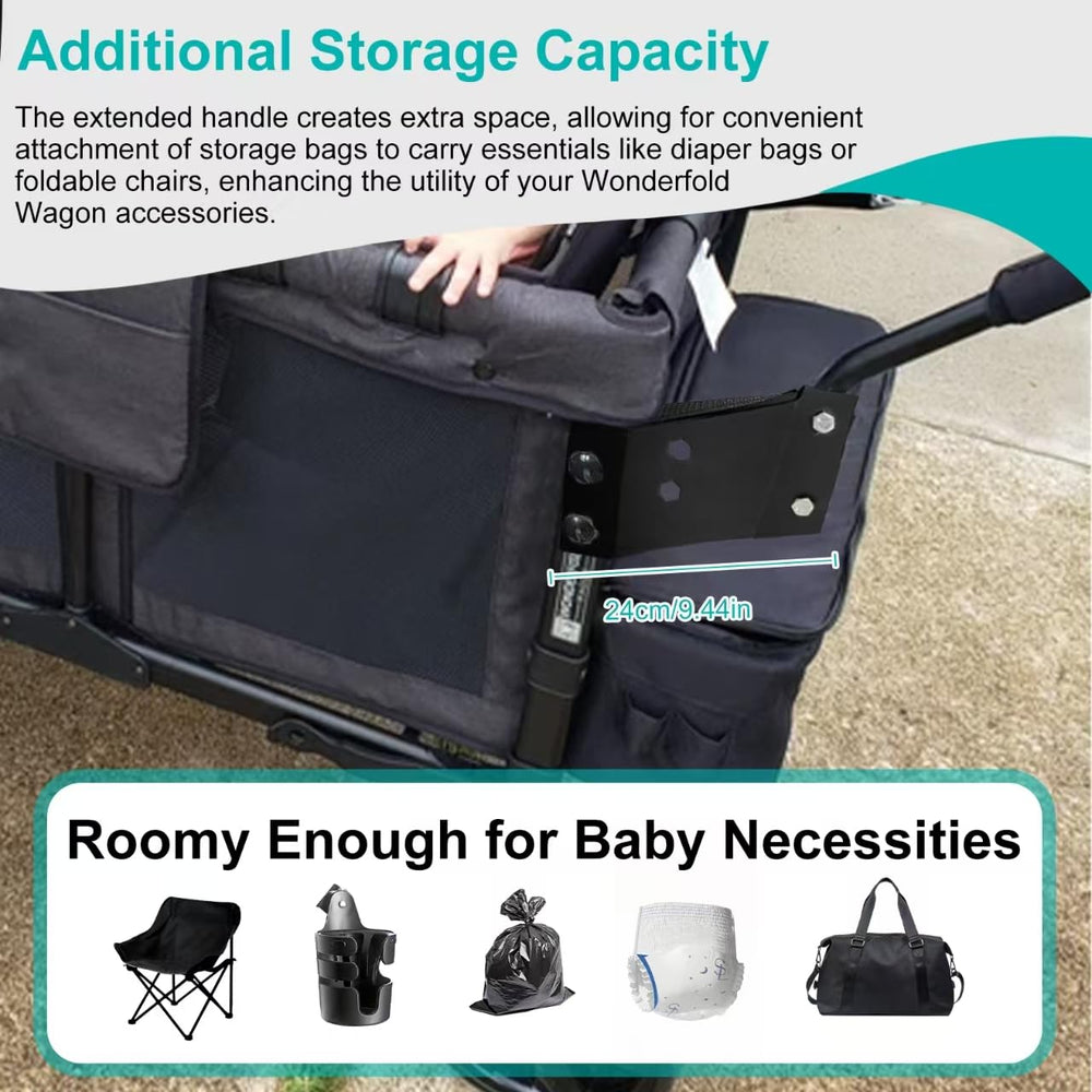 Comfort and posture benefit with Wonderfold W4 handlebar extension