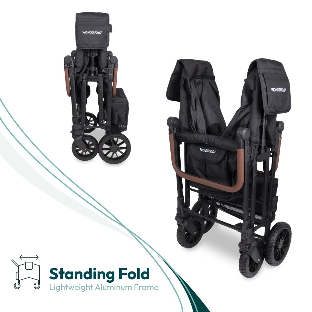 WonderFold W6 Luxe Pro insulated rear basket for snacks and drinks storage.