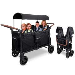 WonderFold W6 Luxe Pro seat arrangement with six parent-facing seats for family comfort.