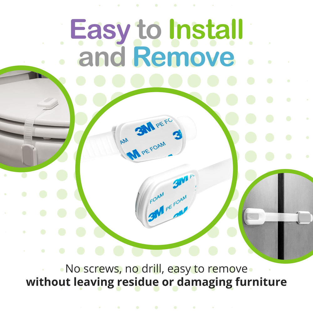 Wonderkid toilet door lock helps families keep bathroom hazards contained.