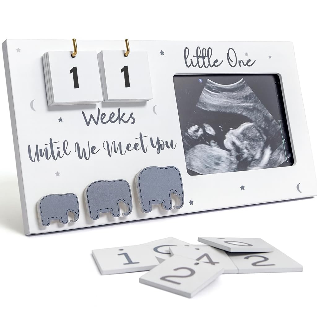 Wonders Ladiess baby sonogram frame displaying ultrasound photo for treasured memories
