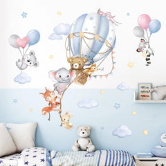 Wondever bear balloon decal for nursery wall decor with easy application