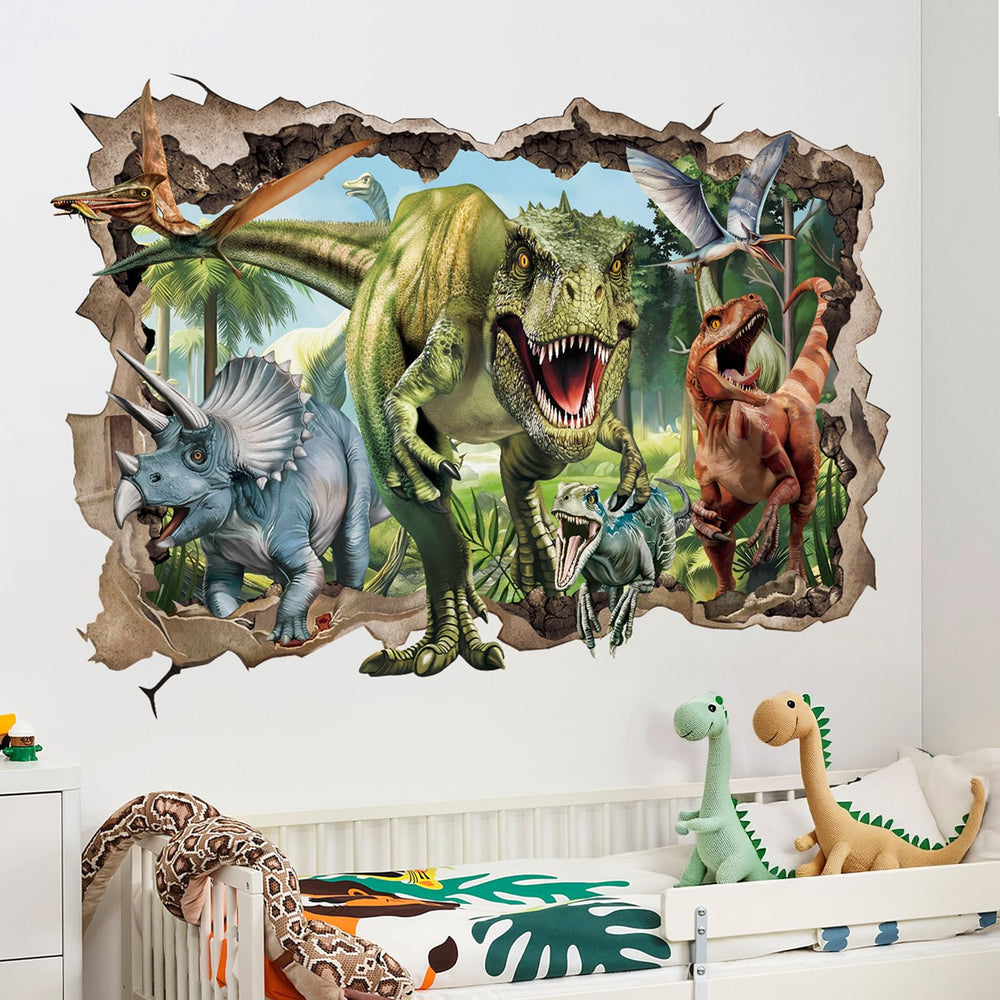 Wondever dino wall art decor for kids room to spark imaginative play