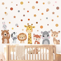 Wondever giraffe wall sticker for playful nursery decor