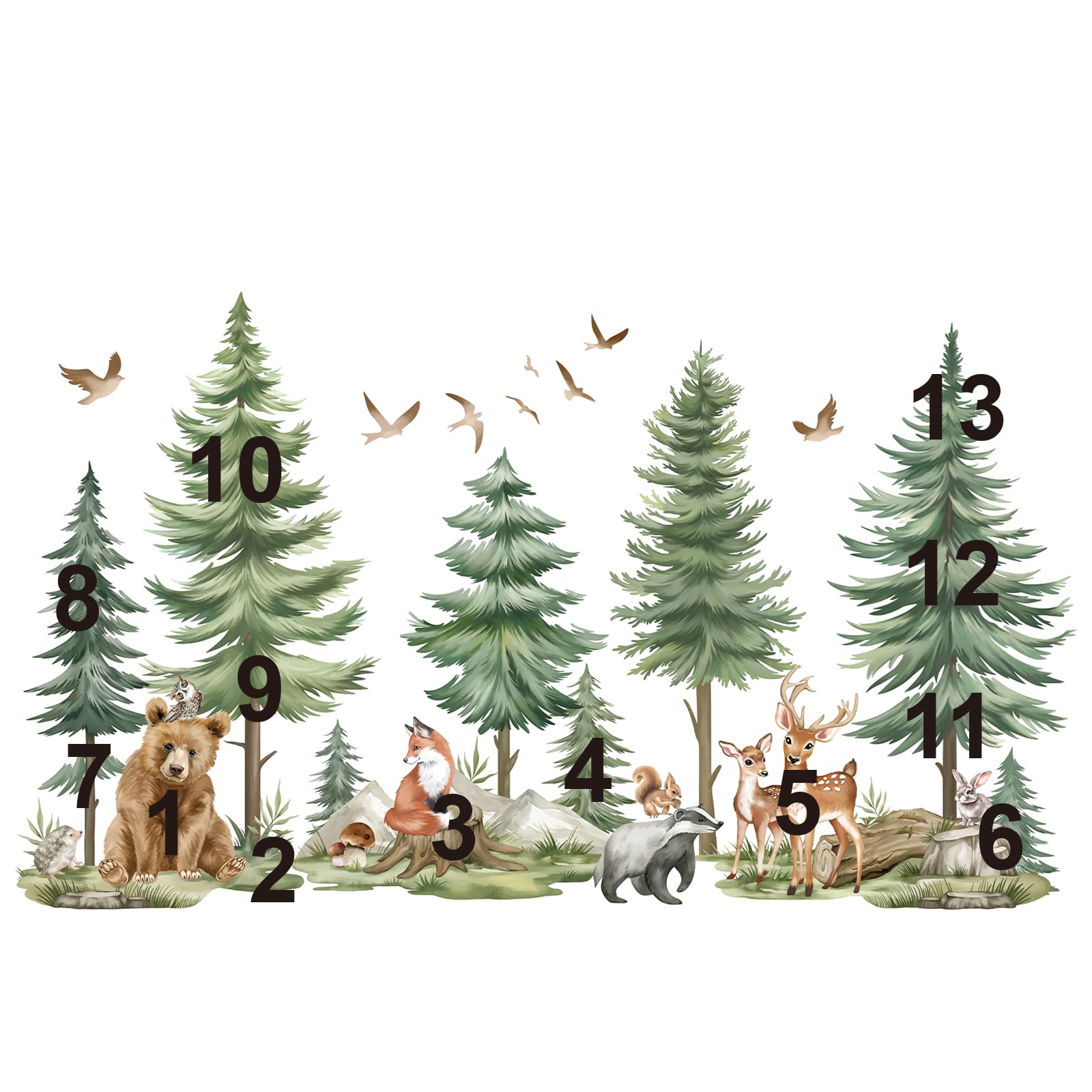 Wondever kids room decor stickers are easy to apply and remove