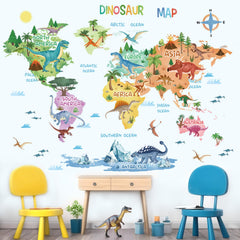 Wondever Peel-and-Stick Dinosaur stickers are easy to apply with no residue.