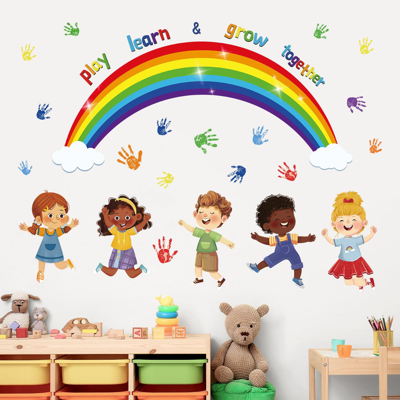 Wondever Two-Sheet Wall Sticker Set for customizable wall layouts in any space.