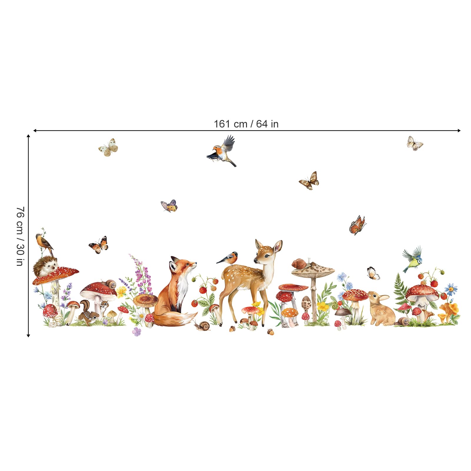 Wondever kids room wall sticker set creates a magical, easy-to-change scene
