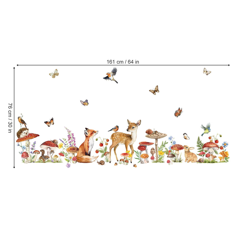 Wondever kids room wall sticker set creates a magical, easy-to-change scene