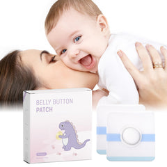 WONDSIGHIN baby belly patch with waterproof film keeps the navel dry and clean.