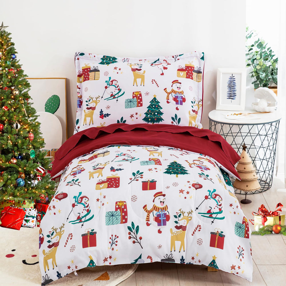 WONGS BEDDING toddler set reversible comforter for versatile warmth and style.