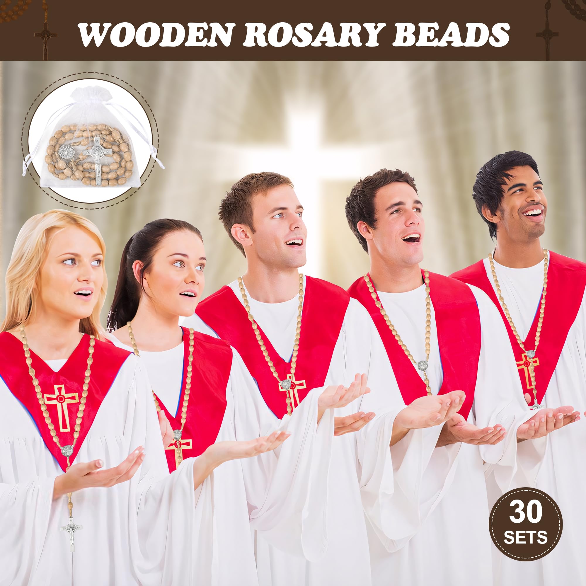 Wonitain bulk church event rosary, a reliable option for large gatherings and thoughtful gifts.