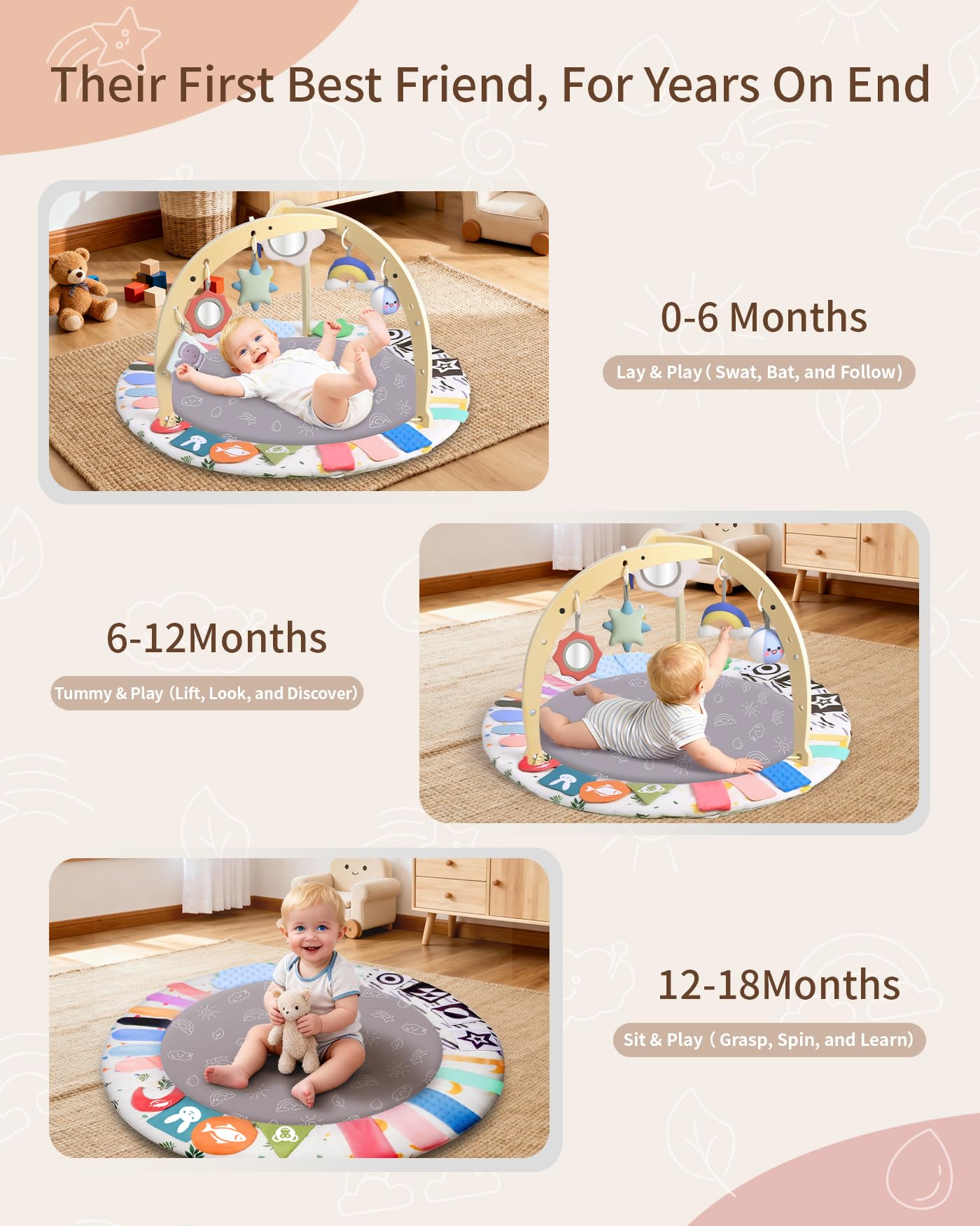 Wood City color recognition sound star focuses on sensory milestones during play