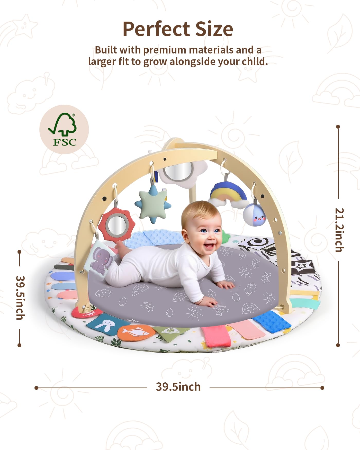Wood City detachable toys highlight versatile accessories that stimulate visual and tactile curiosity