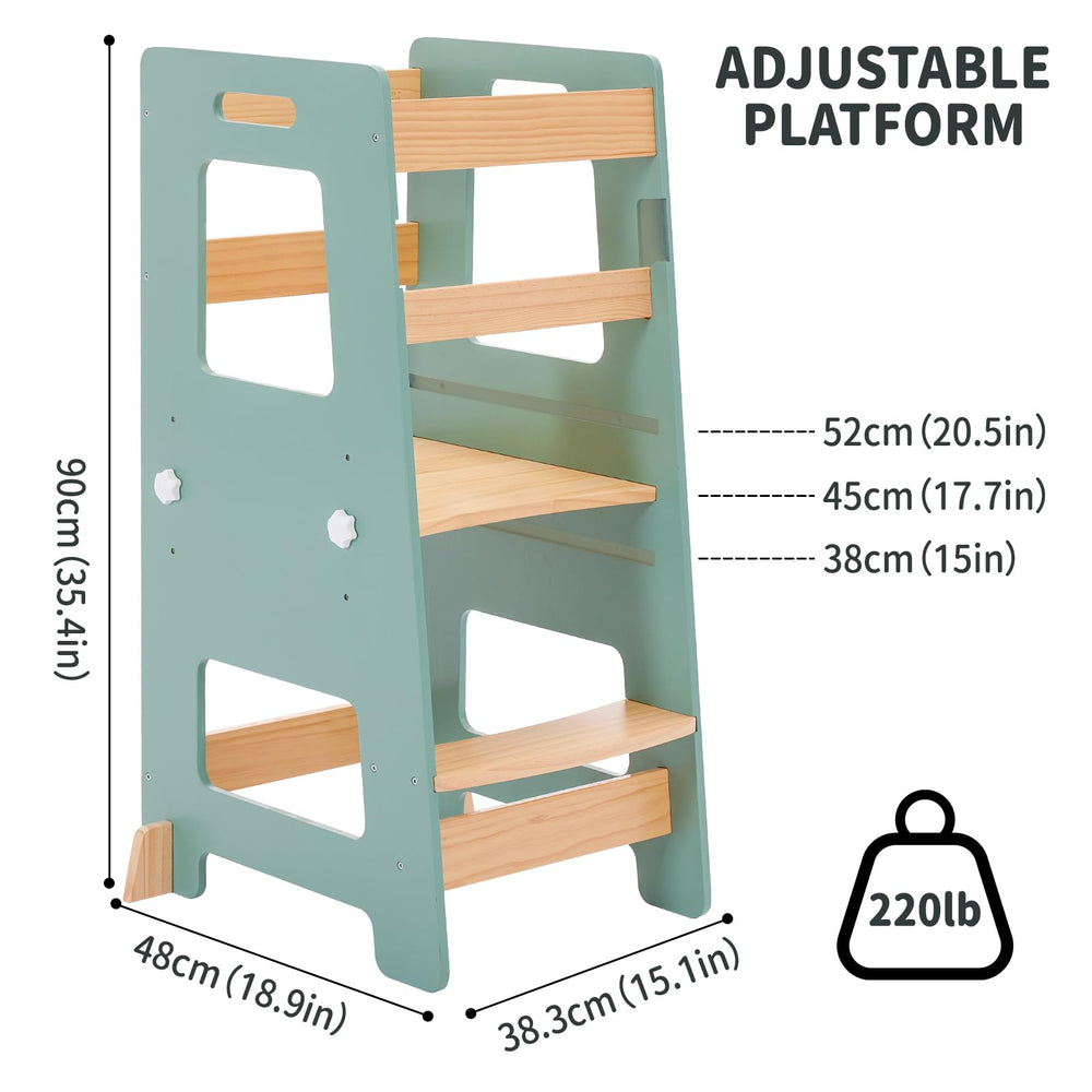 WOOD CITY rounded edges reduce risk during play and learning.