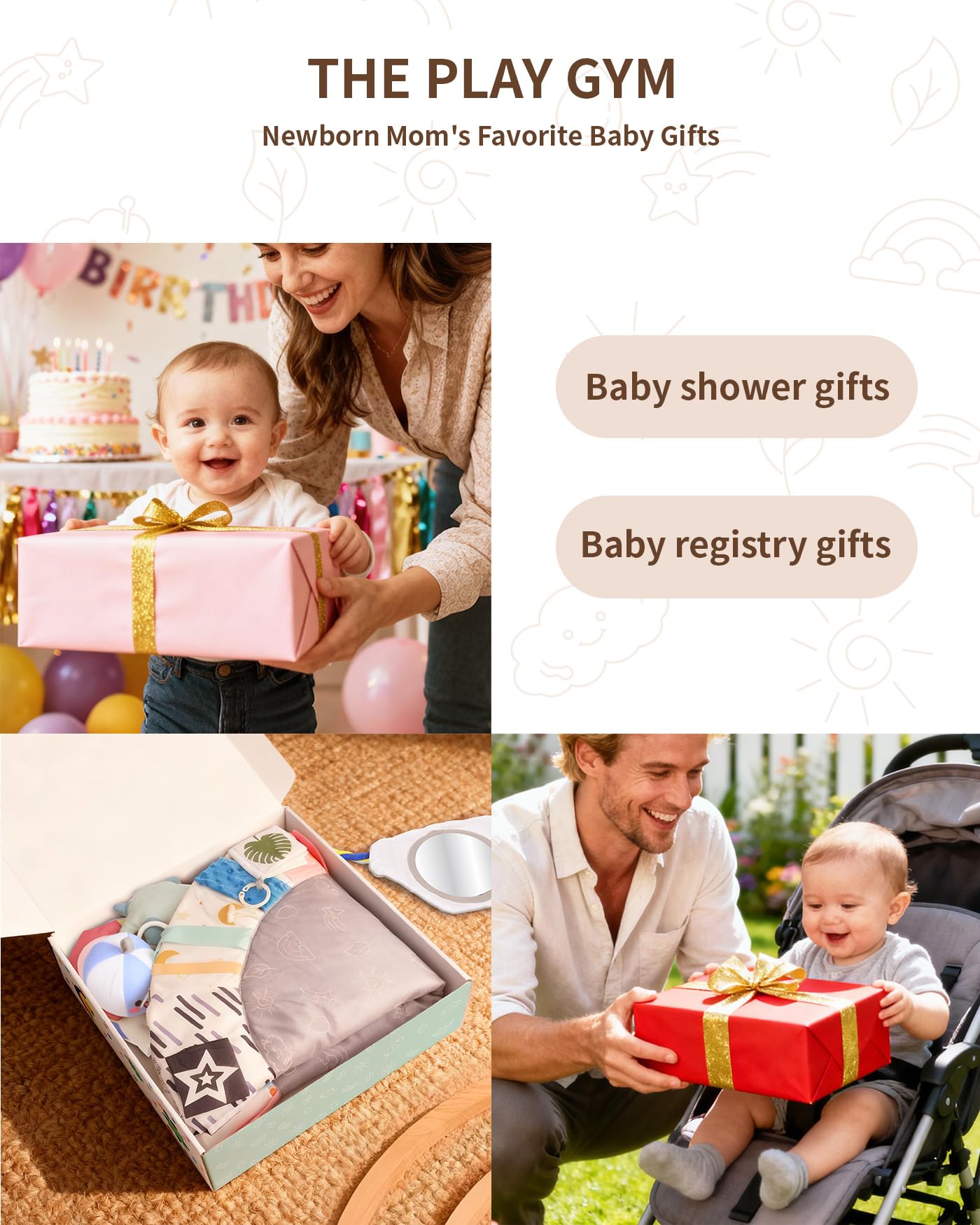 Wood City organic cotton montessori design image emphasizes durable, skin-friendly materials