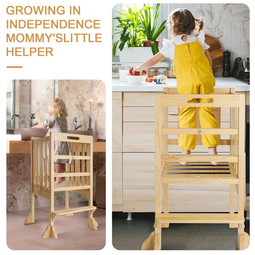 WOOD CITY removable platform adapts to your child’s growth