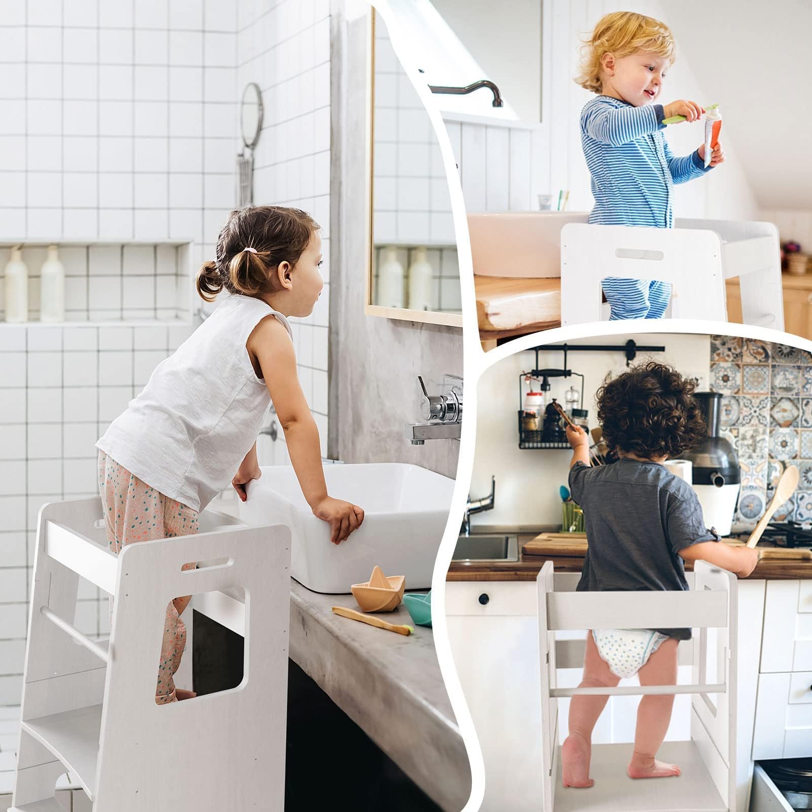 Removable platform offers flexible use as your child grows.