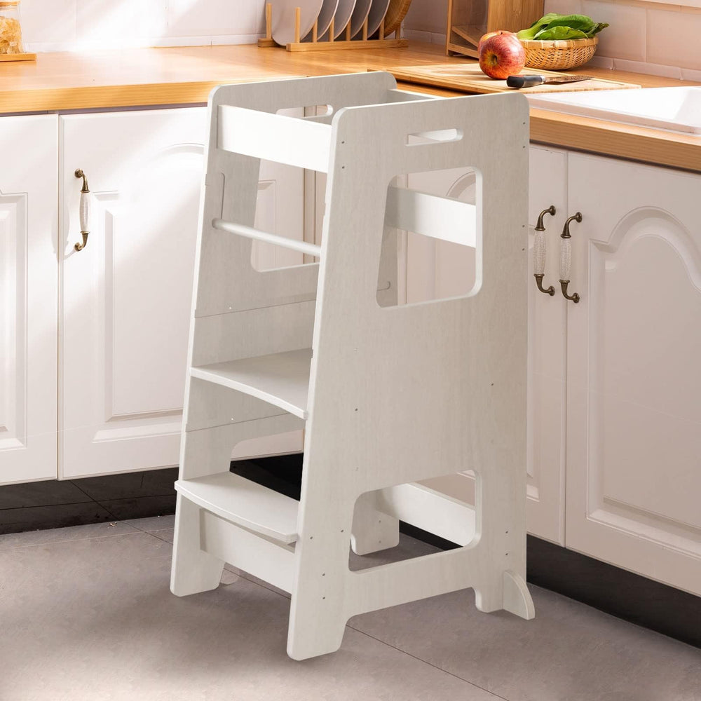 White finish complements modern kitchens for everyday routines.
