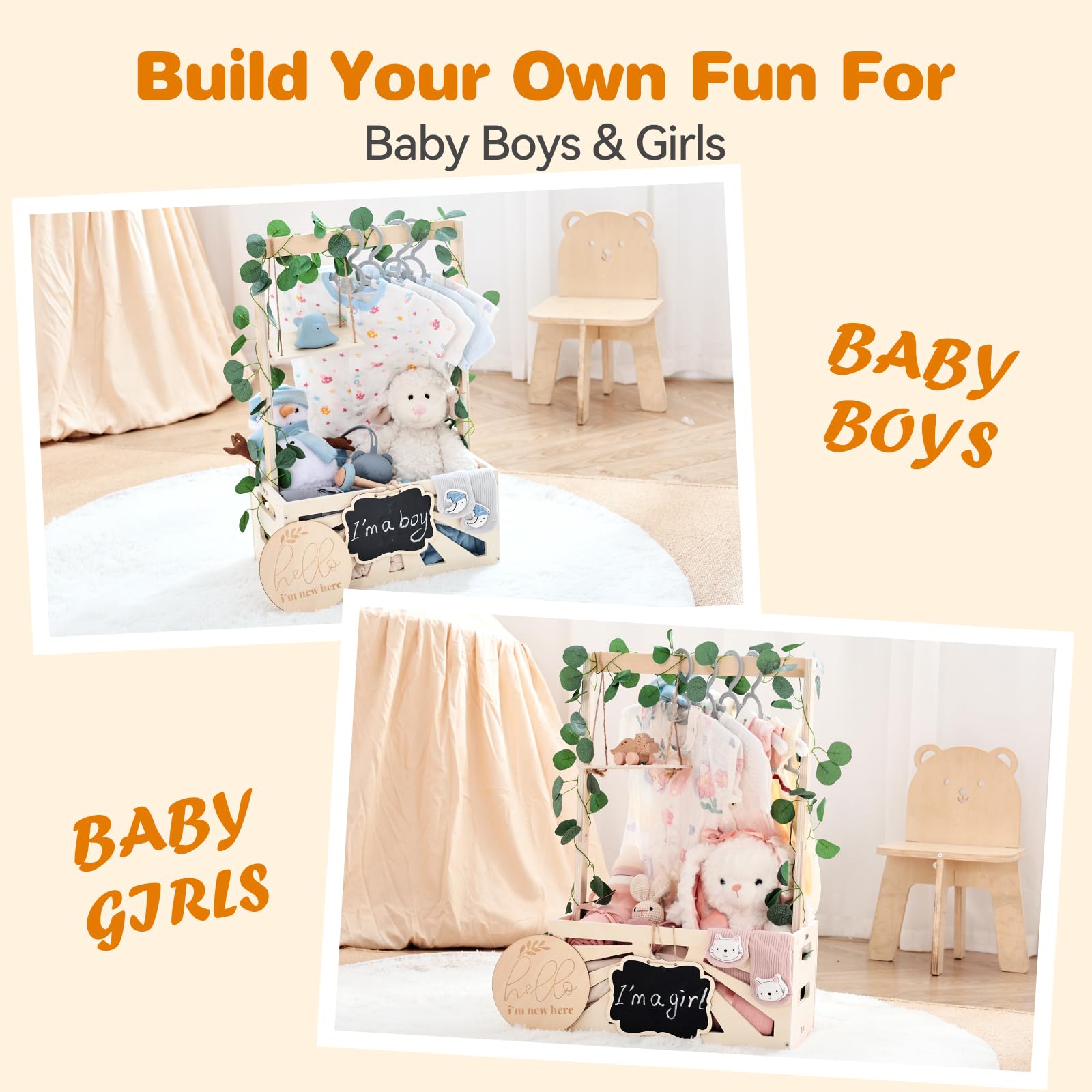 WOODEN TEETHER premium wood finish for durable, timeless look.