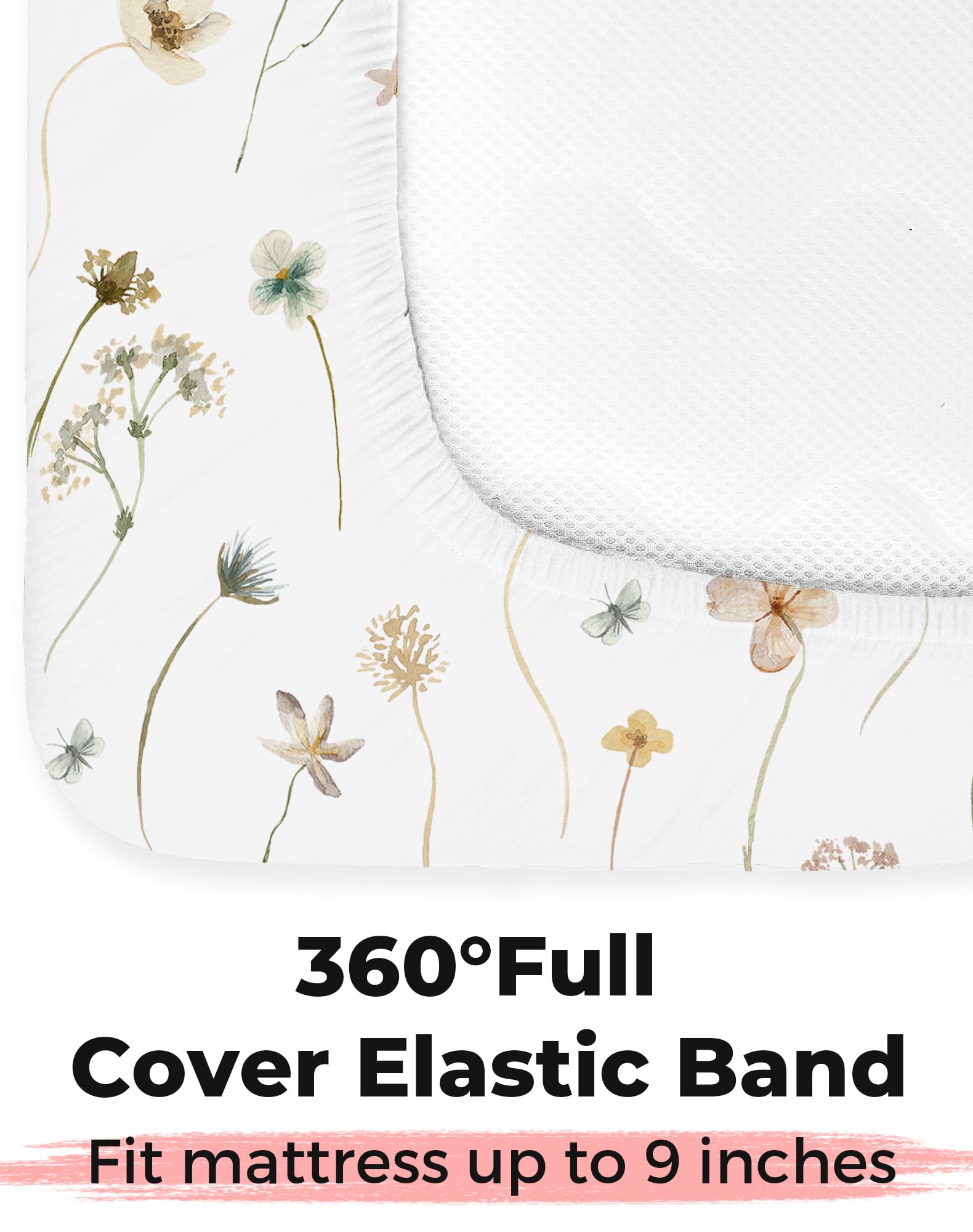 Woodiville 2-pack baby sheets offer ready replacements for busy parents.
