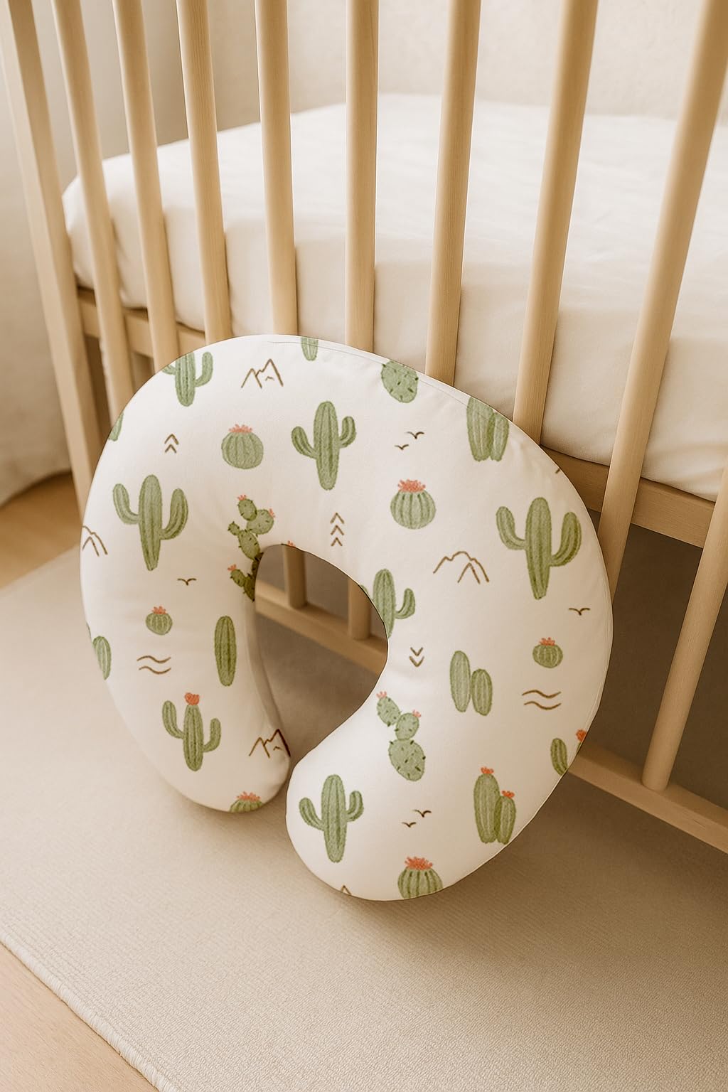 Woodiville pillow cover set: breathable fabric for baby comfort.