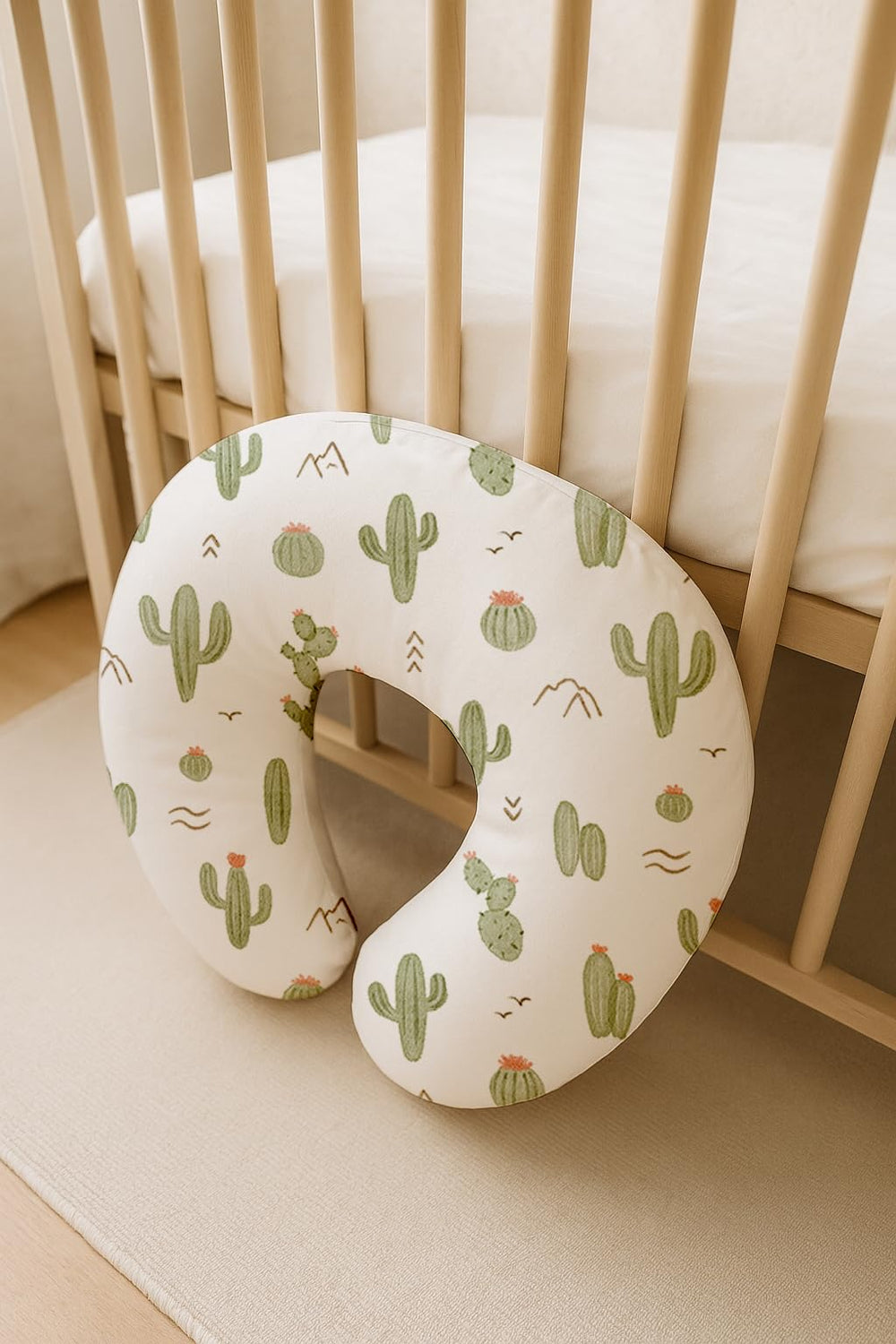 Woodiville pillow cover set: breathable fabric for baby comfort.